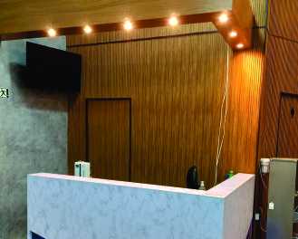 Balcão para Recepção e Testeira