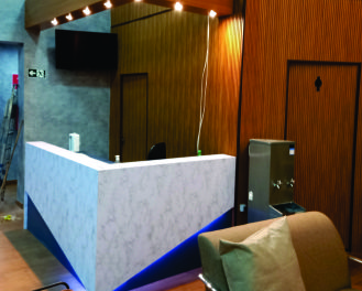 Balcão para Recepção e Testeira